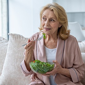 Wheaton patient enjoying healthy foods 