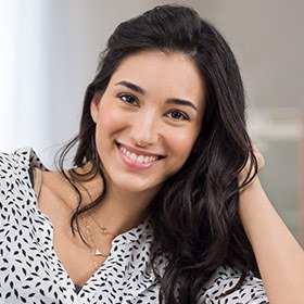 Young woman with gorgeous smile